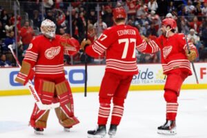 The latest with Dylan Larkin and Simon Edvinsson