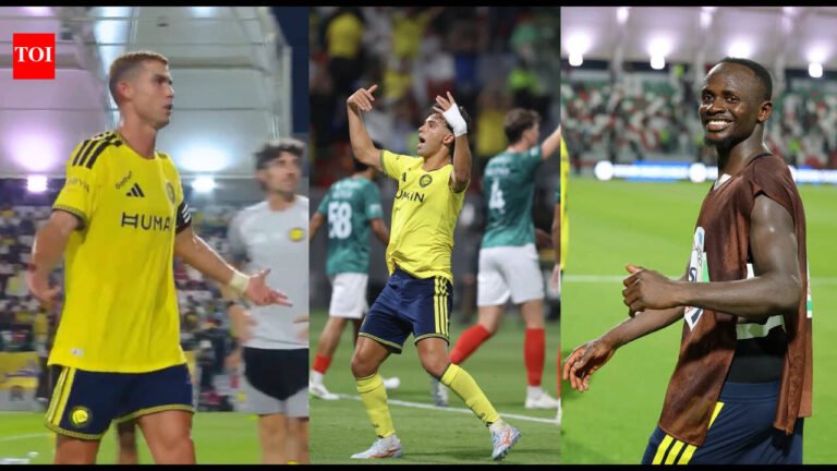 Watch: Al Nassr complete UNBELIEVABLE 3-2 comeback with just 10 men after Ronaldo and goalkeeper forced off | Football News