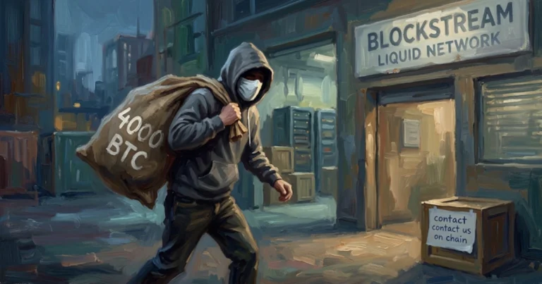Alleged White-Hat Hackers Withdraw 4,000 Bitcoin From Blockstream’s Liquid Network Federation Reserves