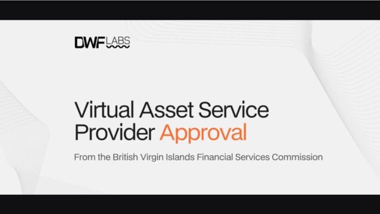 DWF Labs Expands Regulated Crypto Operations With BVI VASP Licence
