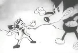 “Evil Mickey Mouse” Invades Japan in a 1934 Japanese Anime Propaganda Film “Evil Mickey Mouse” Invades Japan in a 1934 Japanese Anime Propaganda Film