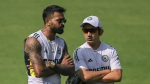 Gautam Gambhir provides Hardik Pandya injury update, reveals 10-over hurdle Gautam Gambhir provides Hardik Pandya injury update, reveals 10-over hurdle