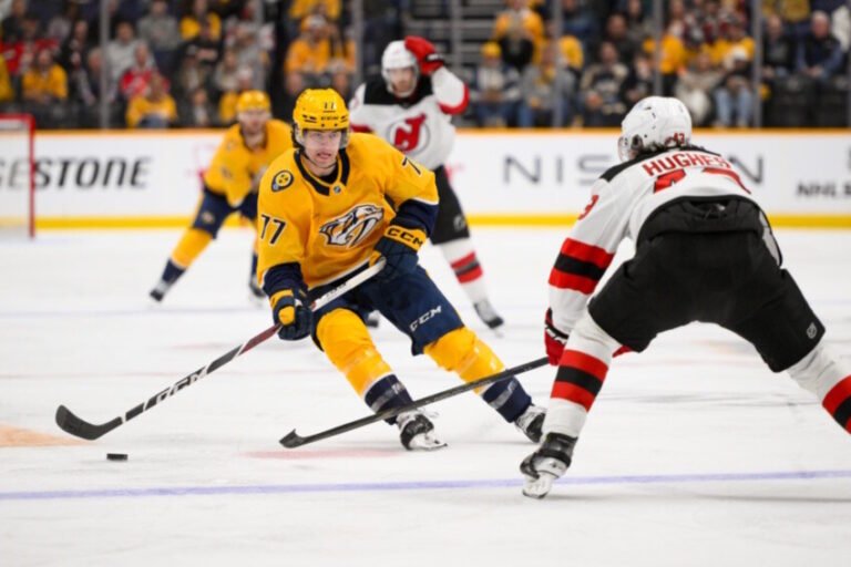 New Jersey Devils Acquire Luke Evangelista from Nashville Predators