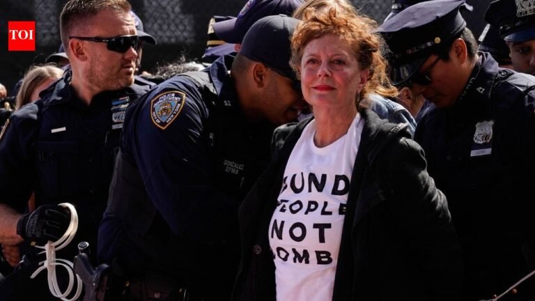 Susan Sarandon among Hollywood actors, politicians arrested for protesting against Benjamin Netanyahu outside UN – WATCH | Susan Sarandon among Hollywood actors, politicians arrested for protesting against Benjamin Netanyahu outside UN – WATCH |