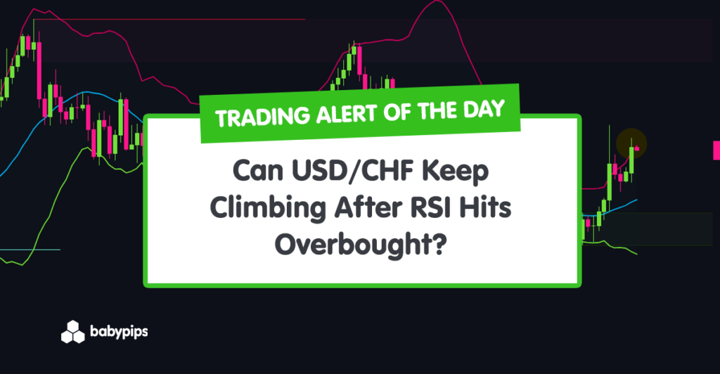 TA Alert of the Day: Can USD/CHF Keep Climbing After RSI Hits Overbought?