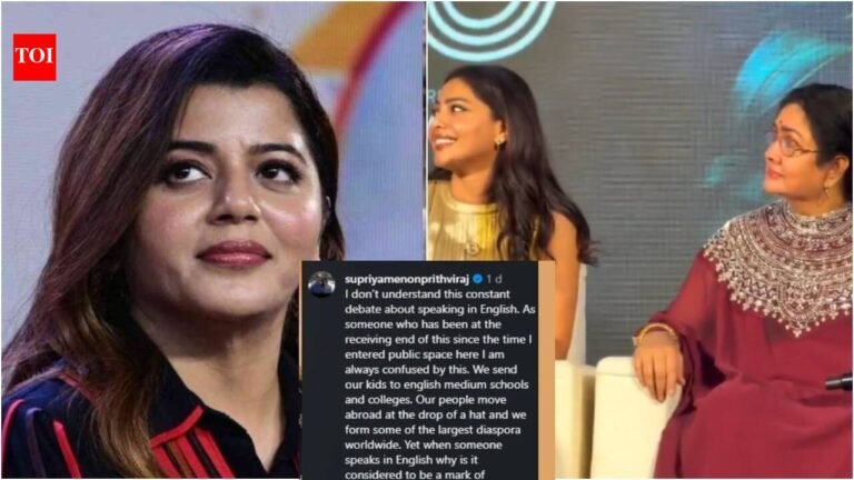 ‘Twisting words out of context’: Supriya Menon questions media fact-checking; clarifies Urvashi reference amid ‘Aasha’ debate | Malayalam Movie News