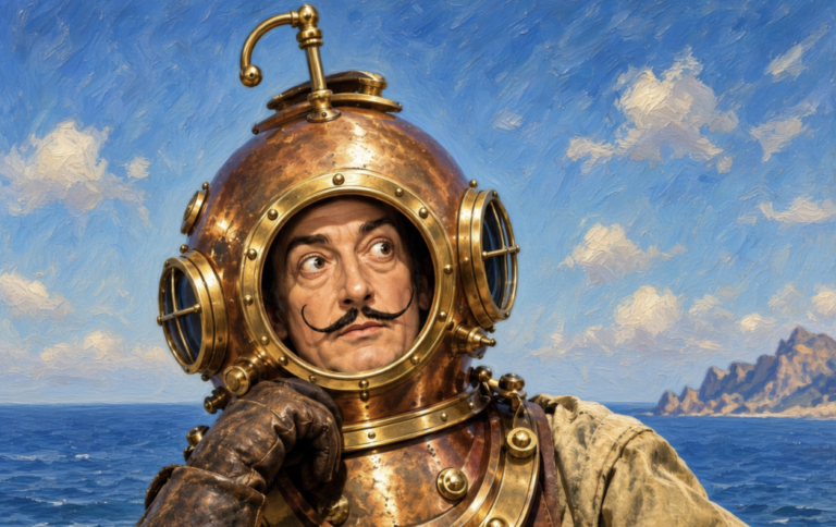 When Salvador Dalí Gave a Surrealist Lecture in a Diving Suit … and Almost Suffocated (1936)