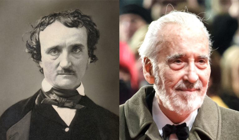 Christopher Lee Reads Edgar Allan Poe: “The Raven,” “The Fall of the House of Usher,” “The Murders in the Rue Morgue” & More