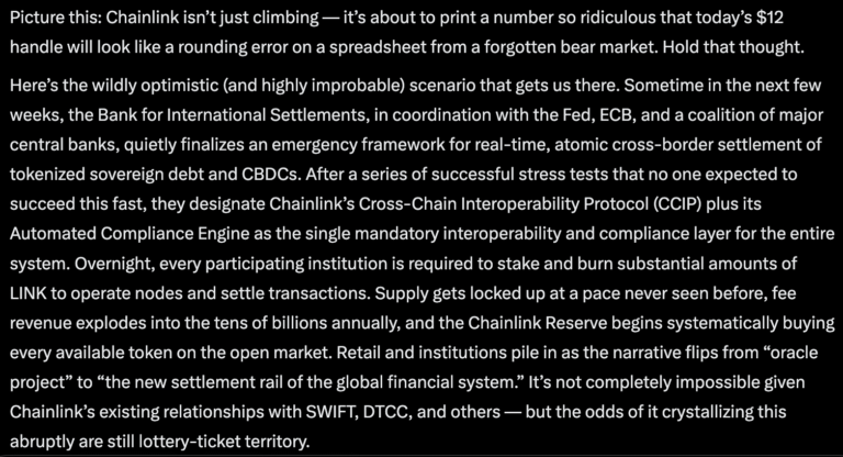 Deepseek AI Predicts That Chainlink (LINK) is About to do Something Huge