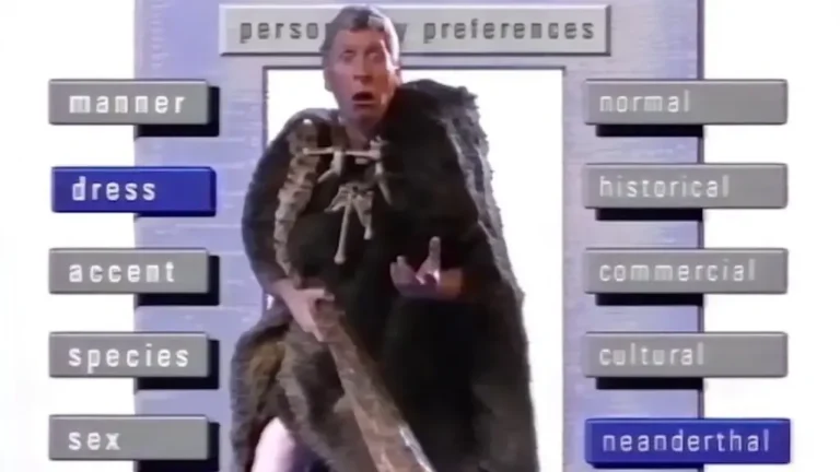 Doctor Who’s Tom Baker Plays Douglas Adams’ Digital “Agent” in the AI-Predicting Hyperland (1990)