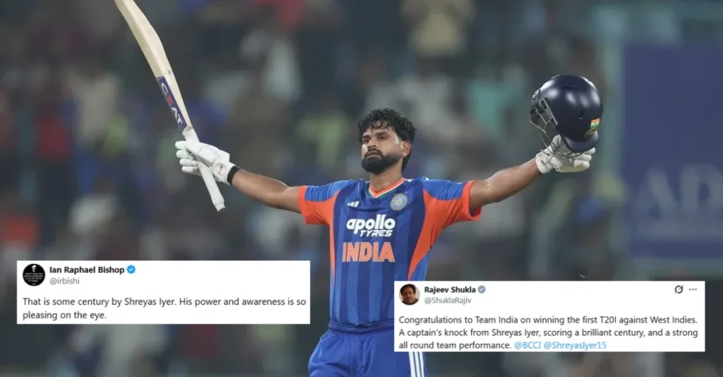 Fans go wild as Shreyas Iyer smashes sensational century in India’s win over West Indies in 1st T20I Fans go wild as Shreyas Iyer smashes sensational century in India’s win over West Indies in 1st T20I