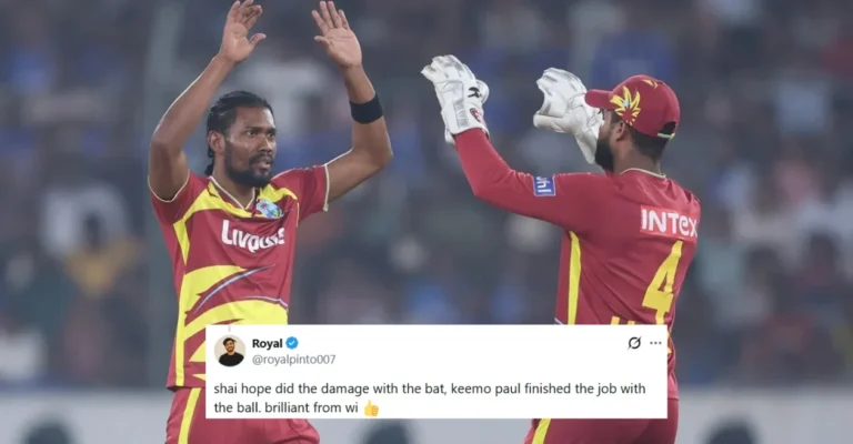 Fans react as Shai Hope and Keemo Paul star in West Indies’ win over India to level T20I series 2-2