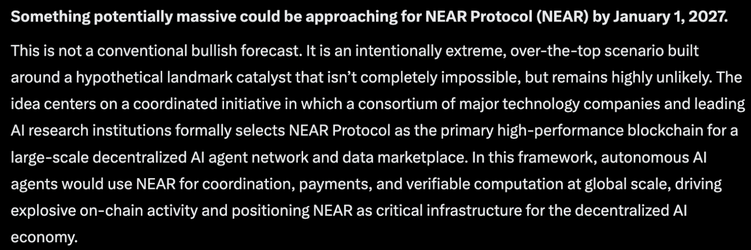 Is Something Huge Brewing for NEAR Protocol? Grok AI Predicts a Big Move Is Something Huge Brewing for NEAR Protocol? Grok AI Predicts a Big Move