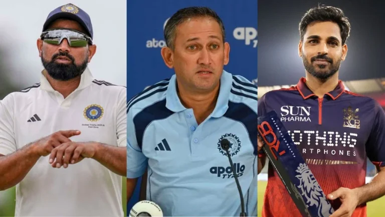 Mohammed Shami takes aim at Ajit Agarkar over Bhuvneshwar Kumar’s late India recall Mohammed Shami takes aim at Ajit Agarkar over Bhuvneshwar Kumar’s late India recall
