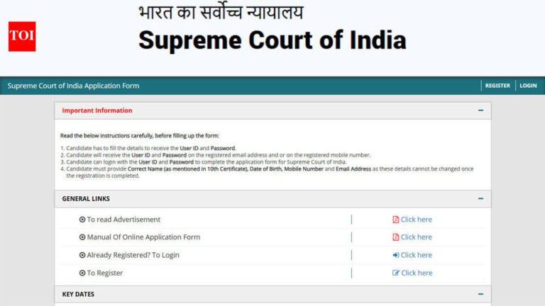 Supreme Court SPA recruitment 2026: Apply for 65 posts, check eligibility and salary