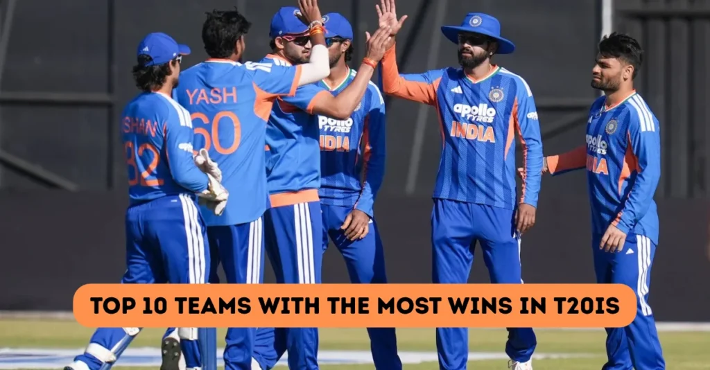 Top 10 teams with the most wins in T20Is Top 10 teams with the most wins in T20Is