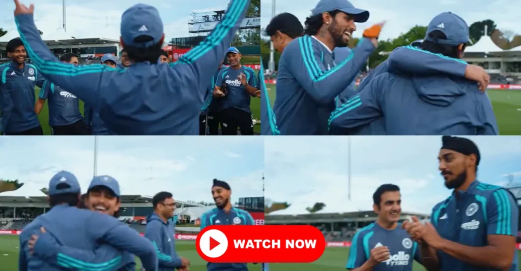 WATCH: Abhishek Sharma delivers a motivational speech with a Punjabi touch to Team India WATCH: Abhishek Sharma delivers a motivational speech with a Punjabi touch to Team India