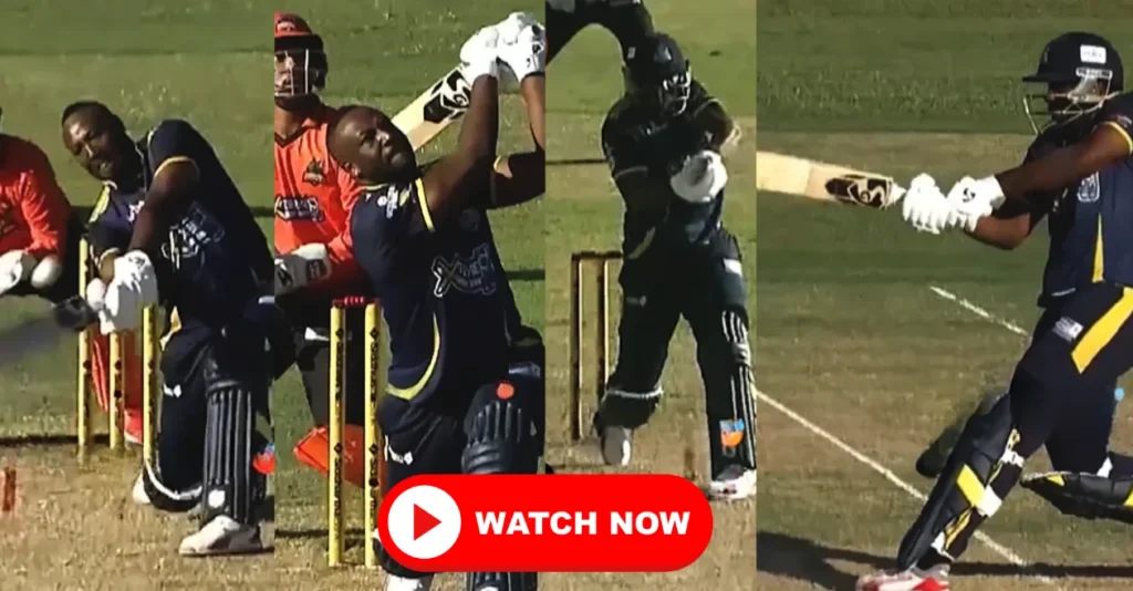 WATCH: Andre Russell turns on the power with four sixes in NPL 2026 WATCH: Andre Russell turns on the power with four sixes in NPL 2026