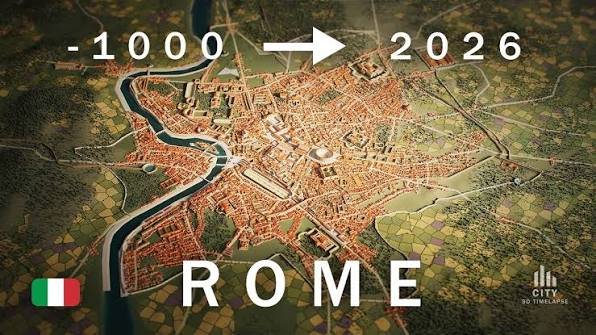 Watch Rome Rise, Fall, and Rise Again in a Three-Minute 3D Timelapse Watch Rome Rise, Fall, and Rise Again in a Three-Minute 3D Timelapse