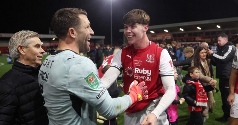 We took inspiration from Grimsby beating Manchester United last year